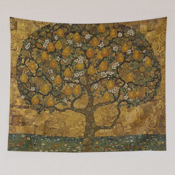 Item preview, Inspired Bt Gustav Klimt pear tree Painting designed and sold by Tamas Das.