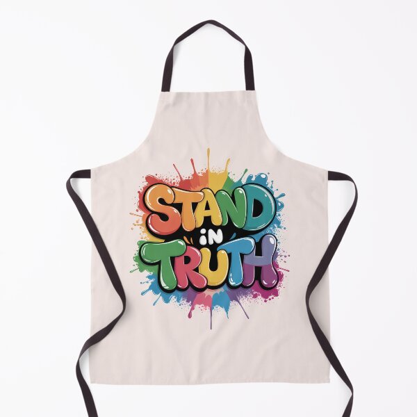 Item preview, Stand in Truth John 8:32 Bold Graffiti Jesus Quote Street Art designed and sold by KnitLuv.
