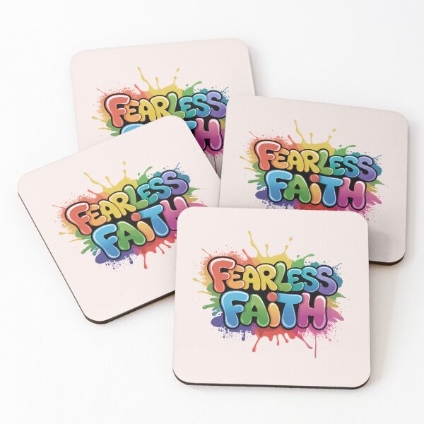 Item preview, Fearless Faith Deut. 31:6 Bold Graffiti Jesus Quote Street Art designed and sold by  KnitLuv.