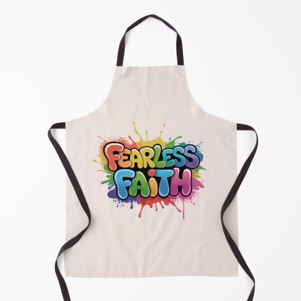 Item preview, Fearless Faith Deut. 31:6 Bold Graffiti Jesus Quote Street Art designed and sold by  KnitLuv.