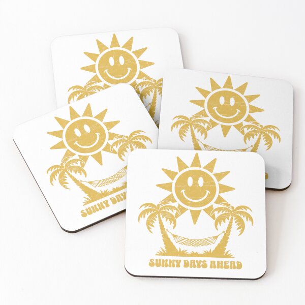 Item preview, Vintage Sunny Days Ahead Smiley Face Beach Vibes designed and sold by Maddy V Store.