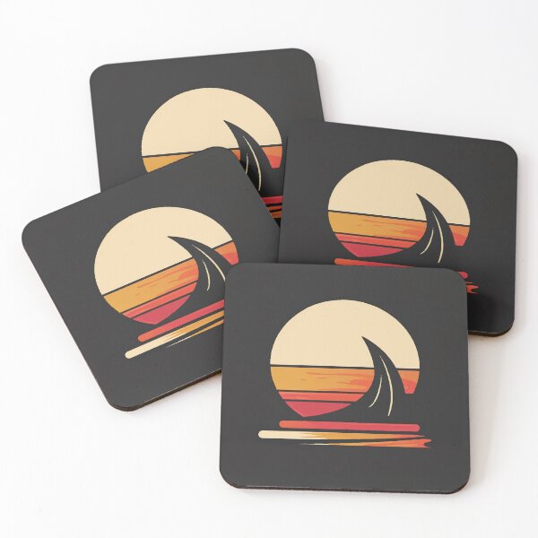 Item preview, Retro Sunset Dripping Aesthetic – Minimalist Vaporwave Art designed and sold by Moss and Moon Studio.
