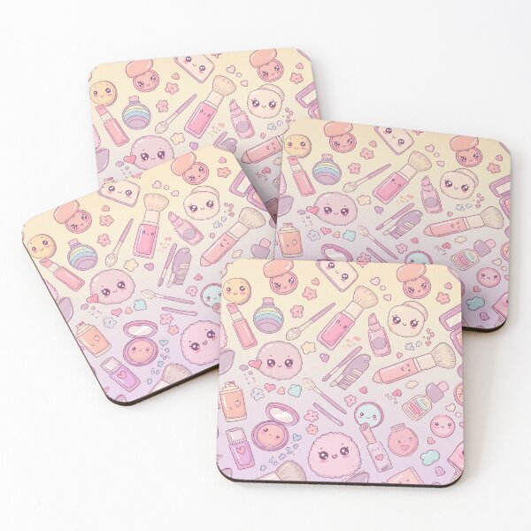 Item preview, Cute Pastel Cosmetics - Whimsical Repeat designed and sold by Tripple A Creations.