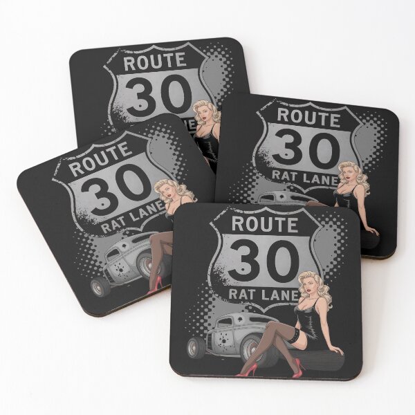 Item preview, Route US - Road 66 - Lost highway - Do the highway - Highway man - American roads - USA highway - Road US - Highway the original -  designed and sold by JansenGS.