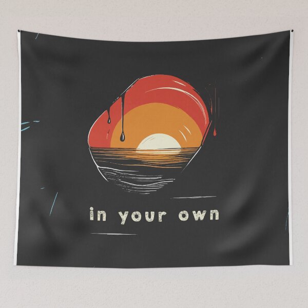 Item preview, Retro Sunset Dripping Aesthetic – Minimalist Vaporwave Art designed and sold by Moss and Moon Studio.