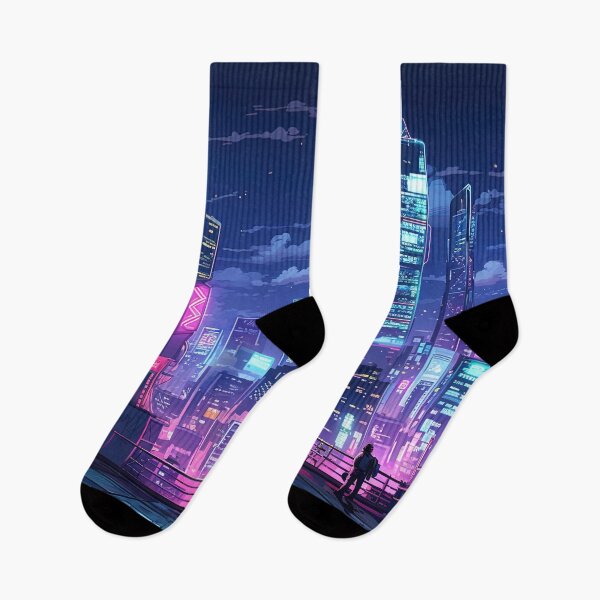 Item preview, Cyberpunk Japan Rooftop designed and sold by Takeda-art.