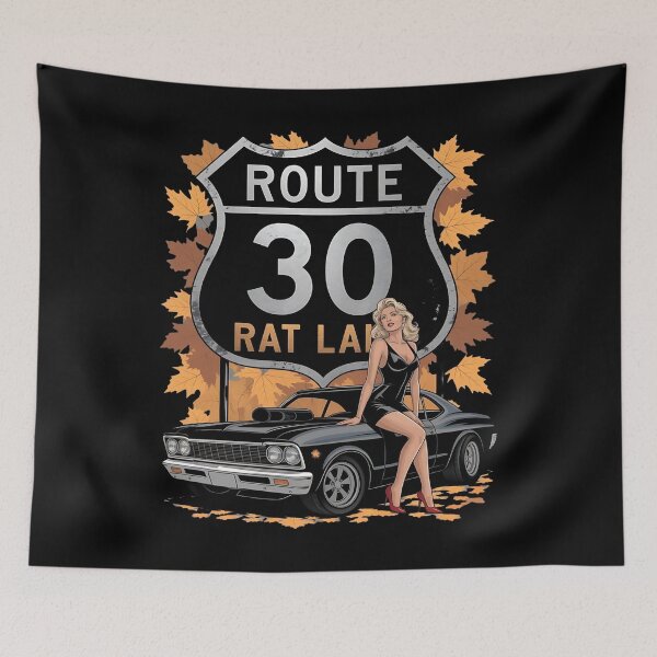 Item preview, Route US - Road 66 - Lost highway - Do the highway - Highway man - American roads - USA highway - Road US - Highway the original -  designed and sold by JansenGS.