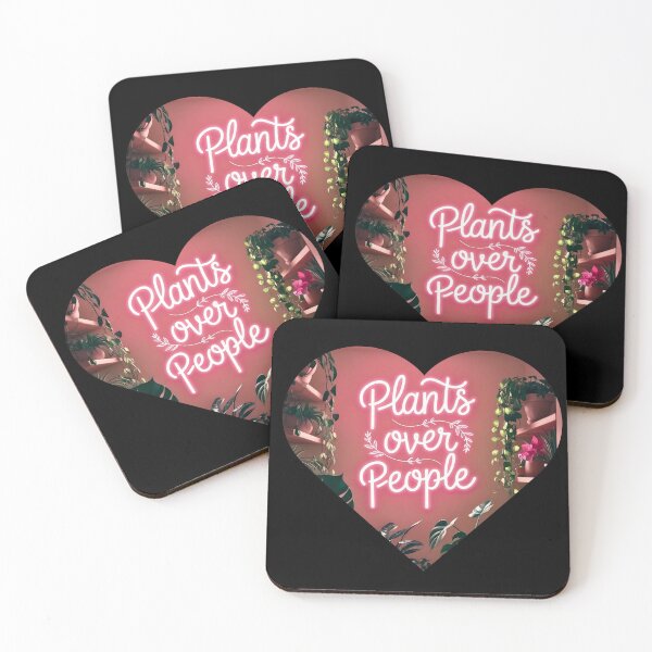 Item preview, Plants Over People – Cozy Botanical Neon Aesthetic designed and sold by Dopamine Daydream.