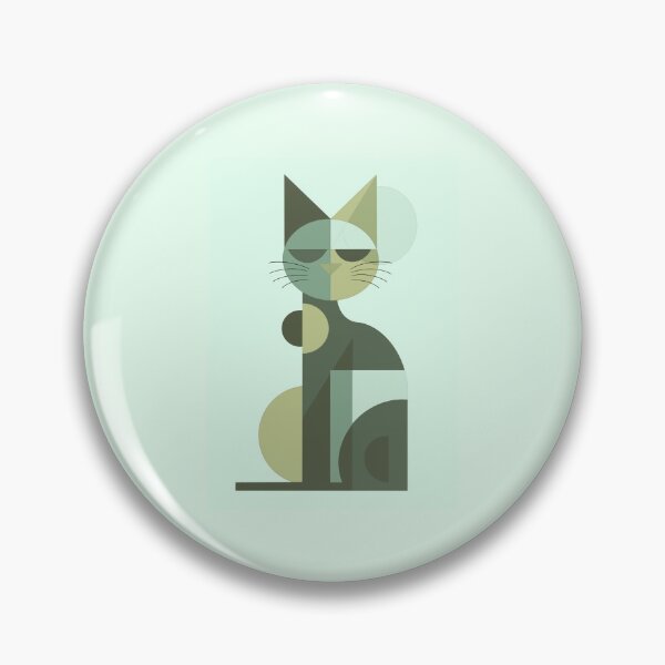 Artikelvorschau, Geometrische Katzenillustration entworfen und verkauft von ZenNal.