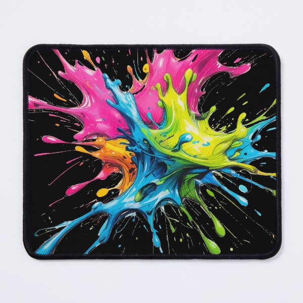 Item preview, Vibrant Abstract Paint Splash Explosion designed and sold by Moss and Moon Studio.