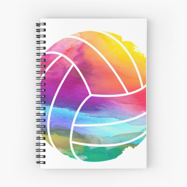 Item preview, Volleyball Gift | Watercolor Rainbow Style designed and sold by mellowmanifesto.