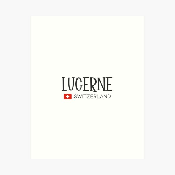 Item preview, Lucerne - Switzerland  designed and sold by StudioRedKoala.