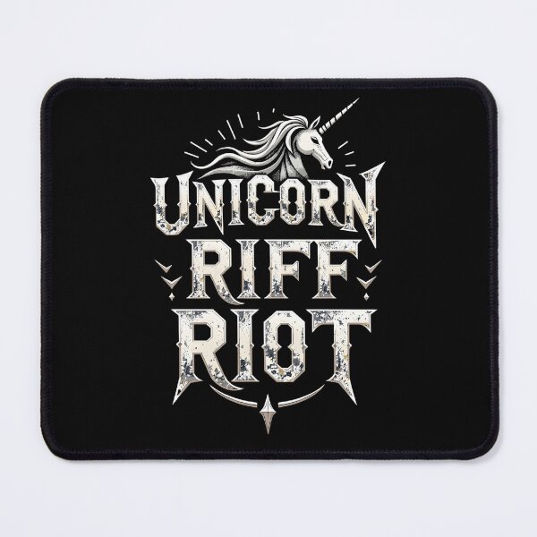 Item preview, Unicorn Riff Riot – Heavy Metal Fantasy designed and sold by sekrecja.