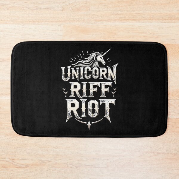 Item preview, Unicorn Riff Riot – Heavy Metal Fantasy designed and sold by sekrecja.
