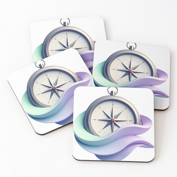 Item preview, 3D Stylish Modern Compass designed and sold by MigWhimsy.