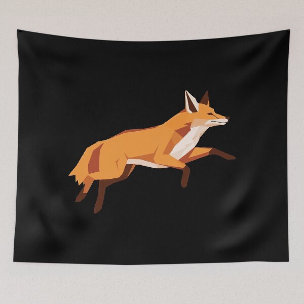 Aperçu de l'œuvre Renard polygonal créée et vendue par Getup-clothing.