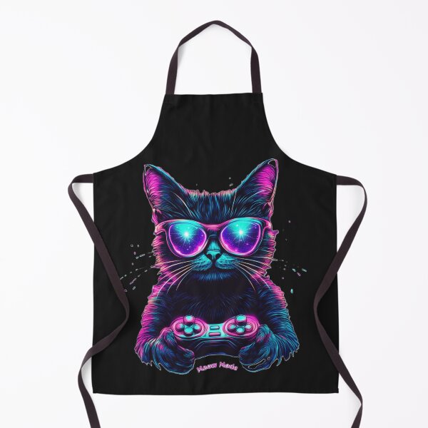 Item preview, Neon Cat Gamer - Meow Mode designed and sold by Zentuary.