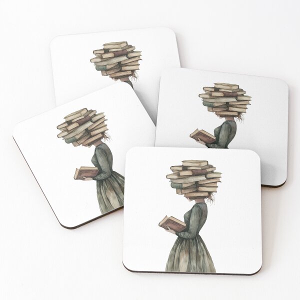 Item preview, Dreamy Bibliophile Girl designed and sold by bapupa.