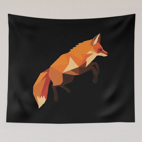 Aperçu de l'œuvre Renard polygonal créée et vendue par Getup-clothing.