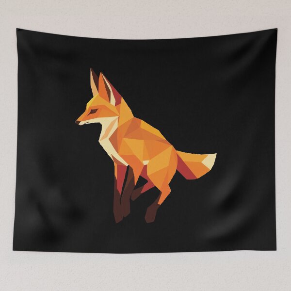 Aperçu de l'œuvre Renard polygonal créée et vendue par Getup-clothing.