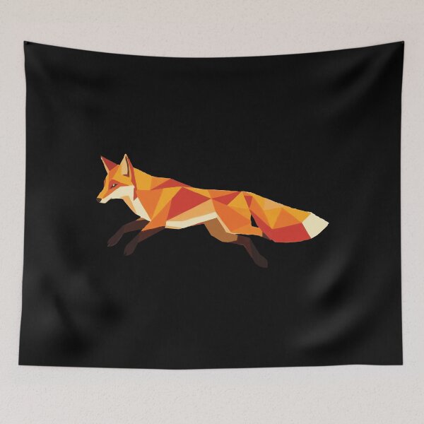 Aperçu de l'œuvre Renard polygonal créée et vendue par Getup-clothing.