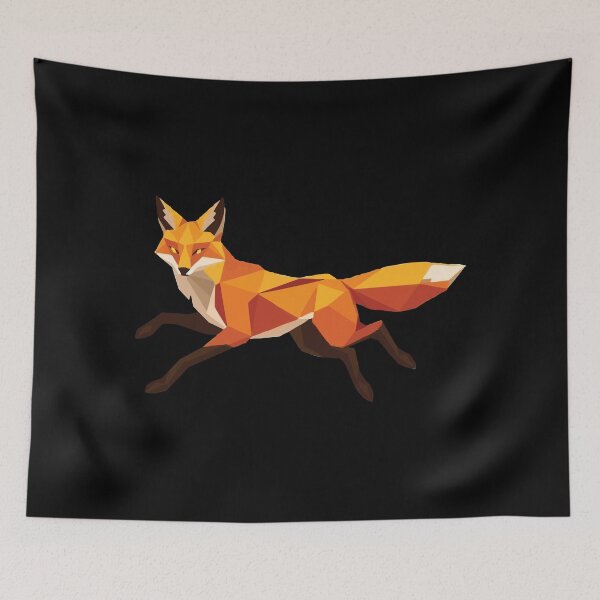 Aperçu de l'œuvre Renard polygonal créée et vendue par Getup-clothing.