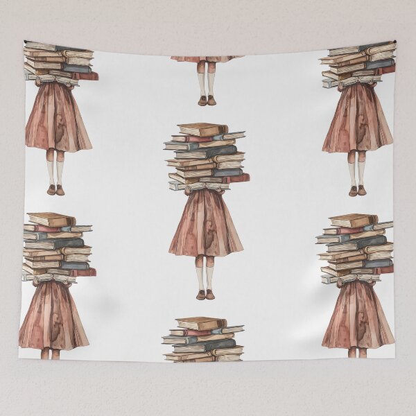 Item preview, Book Addict Girl designed and sold by bapupa.