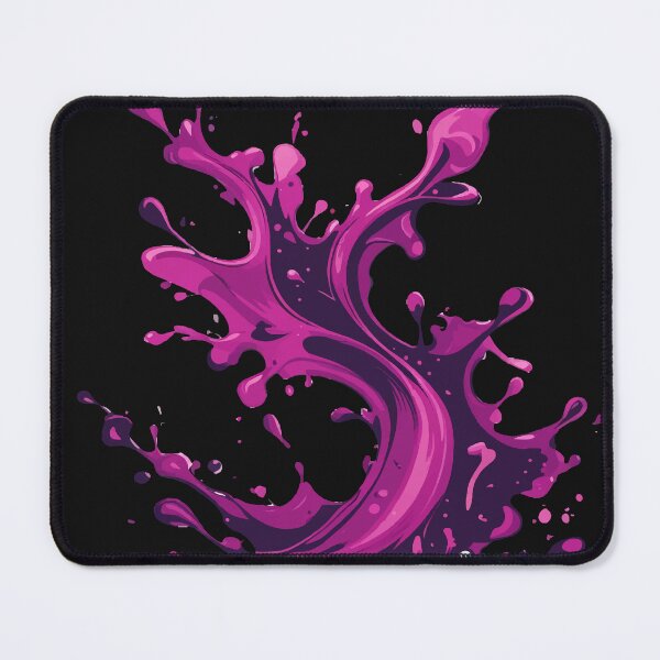 Item preview, Elegant Purple Paint Splash Abstract Art designed and sold by Moss and Moon Studio.