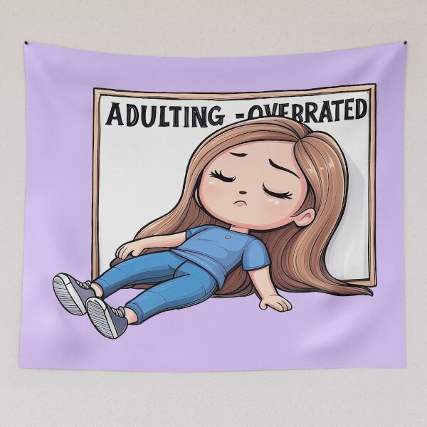 Item preview, Adulting Overrated designed and sold by TSQ.