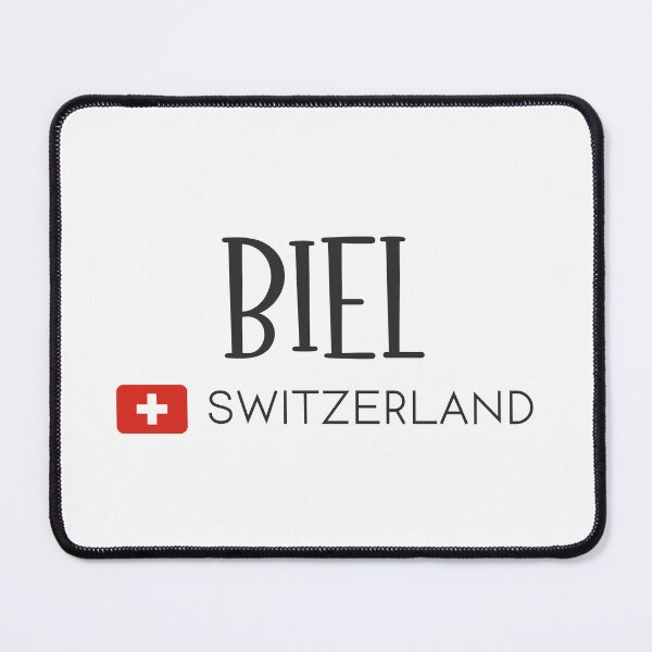 Aperçu de l'œuvre Bienne - Suisse créée et vendue par StudioRedKoala.