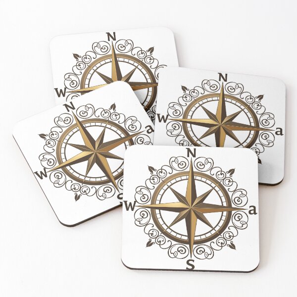 Item preview, Ornate Gold Compass Rose designed and sold by MigWhimsy.