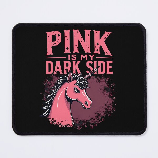 Item preview, Pink Is My Dark Side – Gothic Unicorn designed and sold by sekrecja.