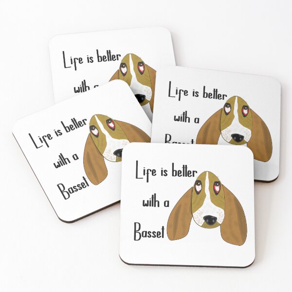 Item preview, Bassets Make Our Lives Better designed and sold by WandaRichards.