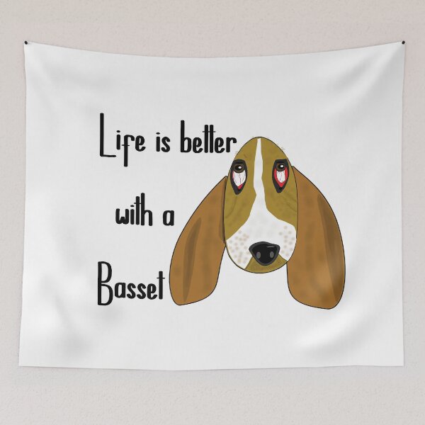Item preview, Bassets Make Our Lives Better designed and sold by WandaRichards.