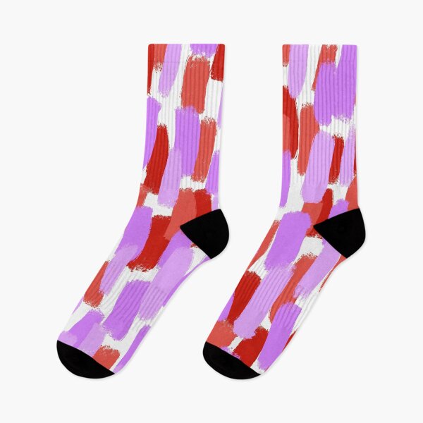 Item preview, Abstract, Purple and Red, Paint Brush Strokes Effect designed and sold by OneThreeSix.