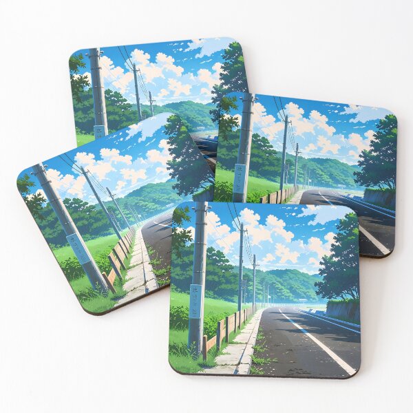 Item preview, Summer Vibes Anime: Empty Road  designed and sold by Glitchart66.