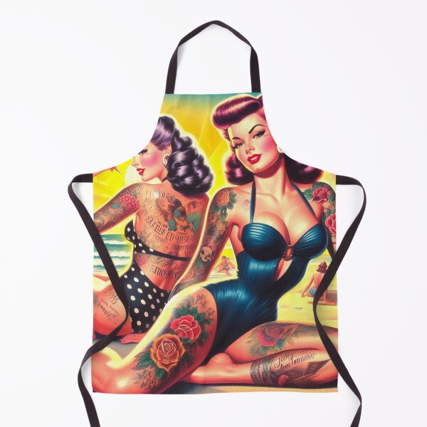 Item preview, Retro Tattooed Pin-ups designed and sold by PulpVintage.