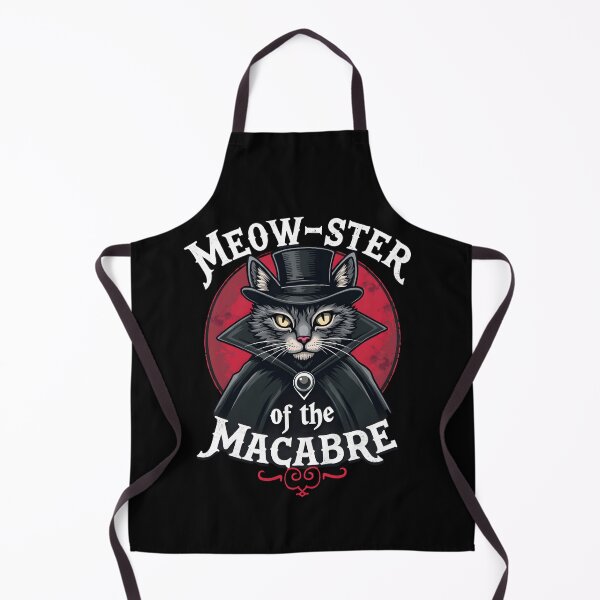 Item preview, Meow-ster of the Macabre – Gothic Cat designed and sold by sekrecja.