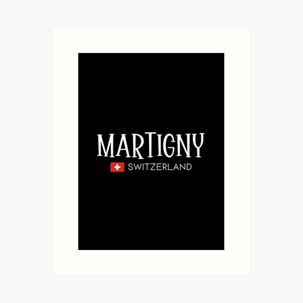 Item preview, Martigny - Switzerland  designed and sold by StudioRedKoala.