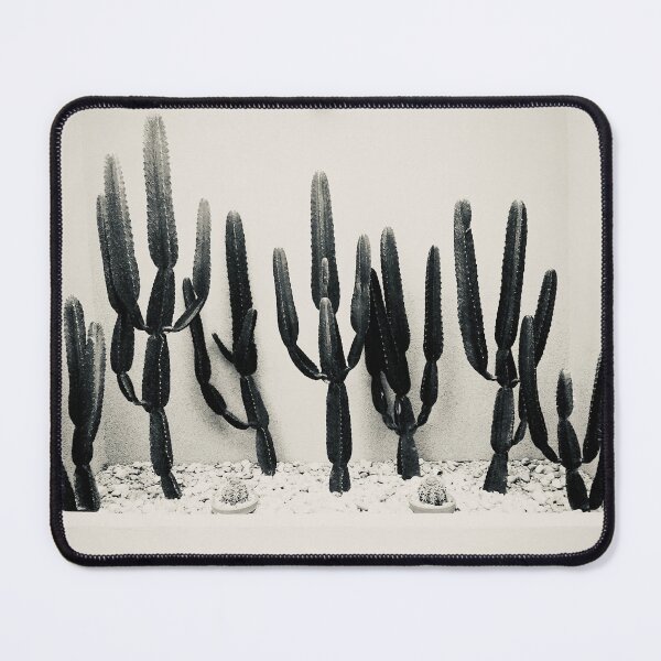 Item preview, Cacti Symmetry - Black and White designed and sold by anafrancisconi.