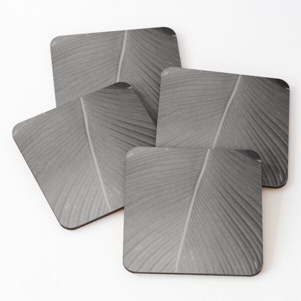 Item preview, Textured Leaf Foliage - Black and White designed and sold by anafrancisconi.