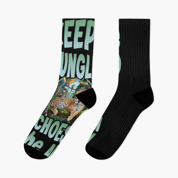 Item preview, KEEP THE JUNGLE WILD ECHOES FROM THE AMAZON save the rainforests lungs of the earth global warming climate change earth day  designed and sold by Jt41.