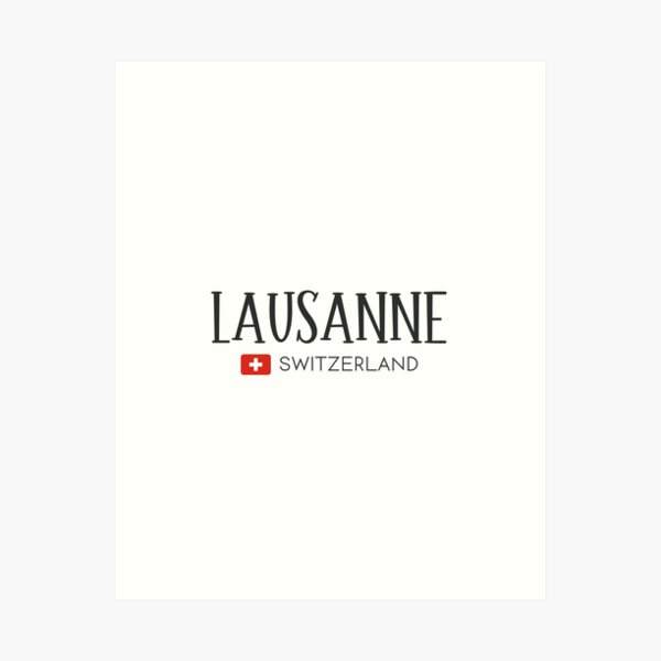 Item preview, Lausanne - Switzerland  designed and sold by StudioRedKoala.