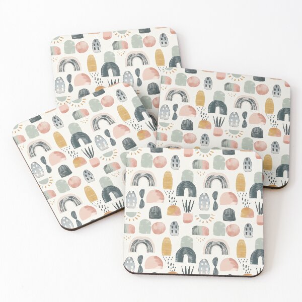 Item preview, modern artistic boho seamless pattern designed and sold by PoppyLaneStudio.