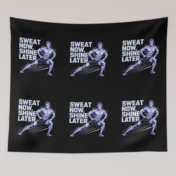Item preview, Sweat Now, Shine Later – High-Intensity Fitness Design designed and sold by TrendsLook.