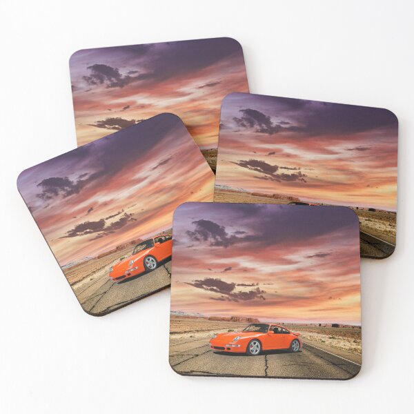 Item preview, Tipo 993 Turbo al atardecer designed and sold by rogue-design.