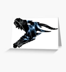 Lightning Drogon Greeting Card