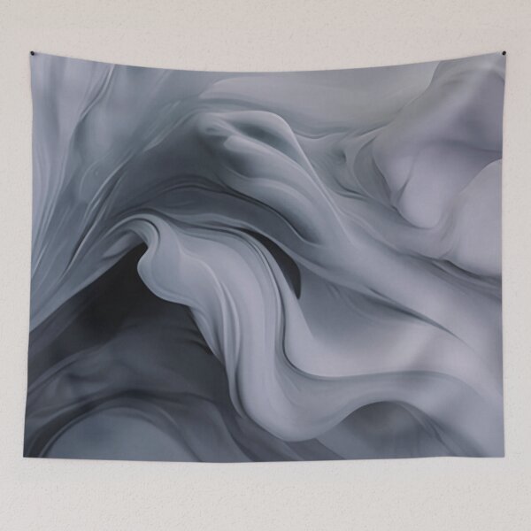 Item preview, Ethereal Fluid Dreams In Shades Of Grey designed and sold by artsandsoul.