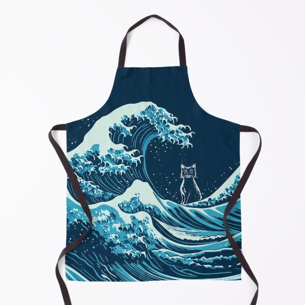 Item preview, Giant Waves & Fearless Cat designed and sold by Cat-Wave-Dream.