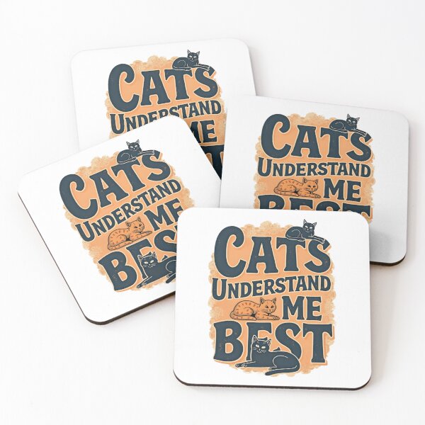 Item preview, Cats Understand Me Best – Funny Cat Lover designed and sold by sekrecja.